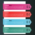 Vector Background Number Options Banner & Card Royalty Free Stock Photo