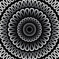 Vector background. Radial pattern on a black background