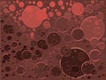 Background of stylized bubbles of sparkling red wine Royalty Free Stock Photo
