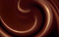 Vector background of swirling dark chocolate texture