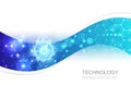 Vector background technology innovation modern concept design.