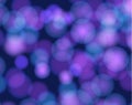 Vector Background, Underwater Abstract Lights, Bokeh Light Spots. Royalty Free Stock Photo