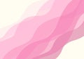 vector background Waves of pink and dark pink Pink sea wallpaper with gradient and overlapping colors