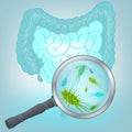 Vector Bacteria Flora Royalty Free Stock Photo