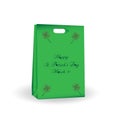 Vector bags for for St. Patrick`s Days. Royalty Free Stock Photo