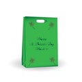 Vector bags for for St. Patrick`s Days. Royalty Free Stock Photo