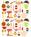 Vector of Bakery tools