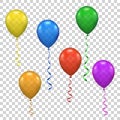 Vector ballon for party, birthday Royalty Free Stock Photo