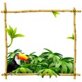 Vector Bamboo Tropical Frame