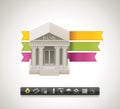 Vector bank icon