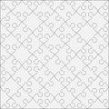 Vector banner background made pieces puzzle jigsaw Royalty Free Stock Photo