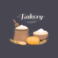 Vector banner bakery