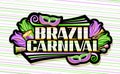 Vector banner for Brazil Carnival