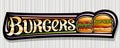 Vector banner for Burgers