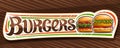 Vector banner for Burgers