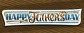 Vector banner for Father`s Day