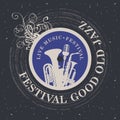 Vector banner for festival good old jazz Royalty Free Stock Photo