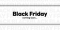 A vector banner illustration of the biggest and most important Black Friday 2023 sale advertising campaign of year. Countdown Royalty Free Stock Photo