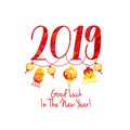 Element for New Year`s design in ÃÂÃÂ¡hinese style. Royalty Free Stock Photo