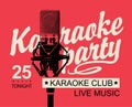 Banner for a karaoke party