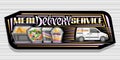 Vector banner for Meal Delivery Service