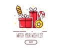 Christmas wish list logo