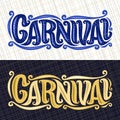 Vector banners for Carnival