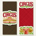 Vector banners for Circus Royalty Free Stock Photo