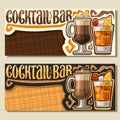 Vector banners for Cocktail Bar