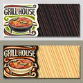 Vector banners for Grill House