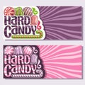 Vector banners for Hard Candy