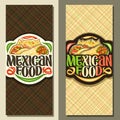 Vector banners for Mexican Food