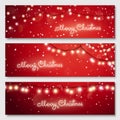 Vector banners set Royalty Free Stock Photo