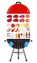 Vector barbecue illustration