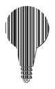 Vector Barcode Symbol of Lightbulb