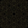 Vector baroque ornament in Victorian style. Ornate element for d Royalty Free Stock Photo