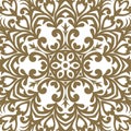 Vector baroque ornament in Victorian style. Ornate element for d Royalty Free Stock Photo