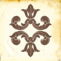 Vector baroque of vintage elements for design.