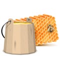 Vector Barrel with Honeycombs