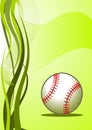 Vector baseball Background Royalty Free Stock Photo