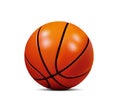 Vector Basketball ball isolated on a white background. Realistic 3d ball