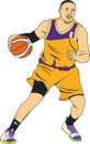 Vector - Basketball player