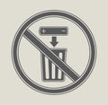 Vector Batteries recycle icon.