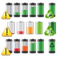 Vector Battery Icons Set