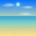 Vector Beach Holiday Background