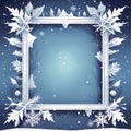 Vector Beautiful christmas frame Royalty Free Stock Photo