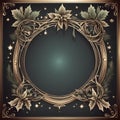 Vector Beautiful christmas frame Royalty Free Stock Photo