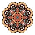 Vector Beautiful Deco Colored Mandala