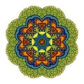 Vector Beautiful Deco Colored Mandala