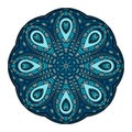 Vector Beautiful Deco Colored Mandala